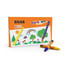 Kırtasiye Seti 6'lı Set (5 Adet Bayraklı Balon - Boyama Kitabı - 12 li Pastel Boya - Oyuncak Bebek - Barbie Kalemtraş - Barbie Uçlu Kalem)