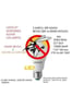 Ledolet 9w Sivrisinek Kovar E27 Led Ampul