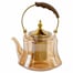 Miter Oval Akasya Kulplu Demlik Gold Mt-020