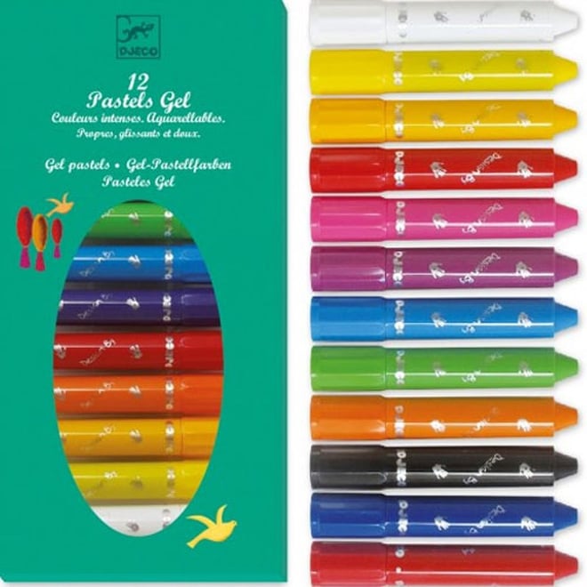 Djeco 12'li Jel Pastel Boya - Classic