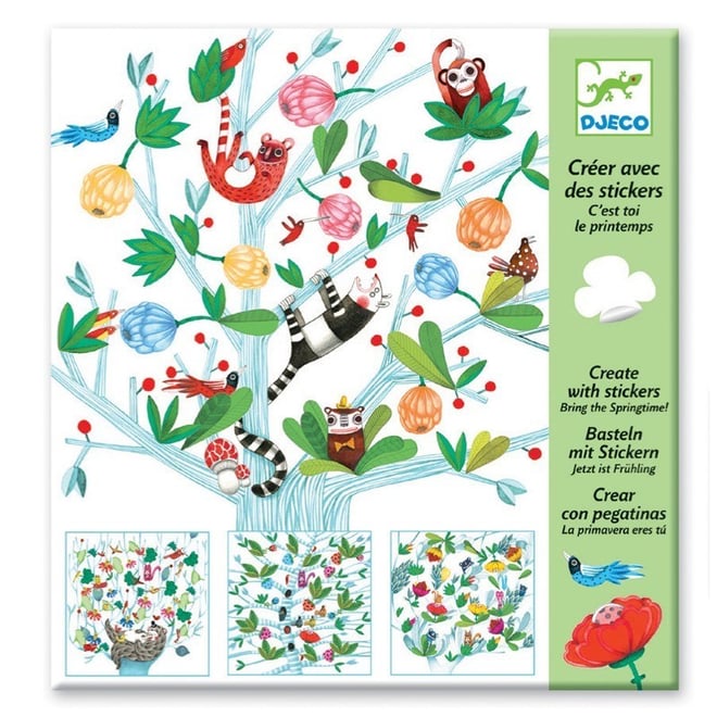 Djeco Çıkartmalar/Bring The Springtime!