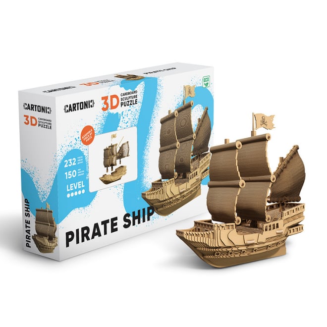 Cartonic 3D Puzzle - PIRATE SHIP