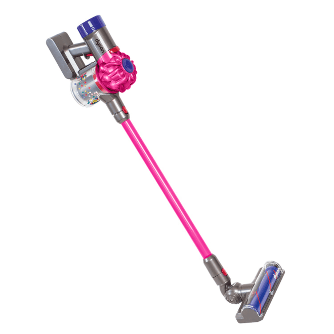 CasdonCasdon - Oyuncak Dyson Kablosuz Elektrikli Süpürge - Pembe