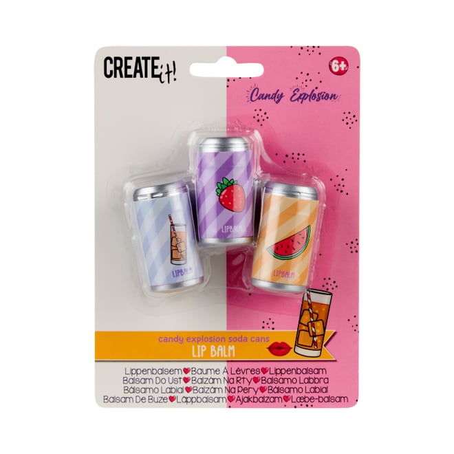 Create It Dudak Balmı Seti - Soda Kutuları - Candy Explosion