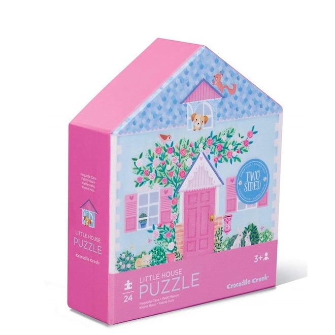 Crocodile Creek Dekoratif Puzzle Little House 24 Parça