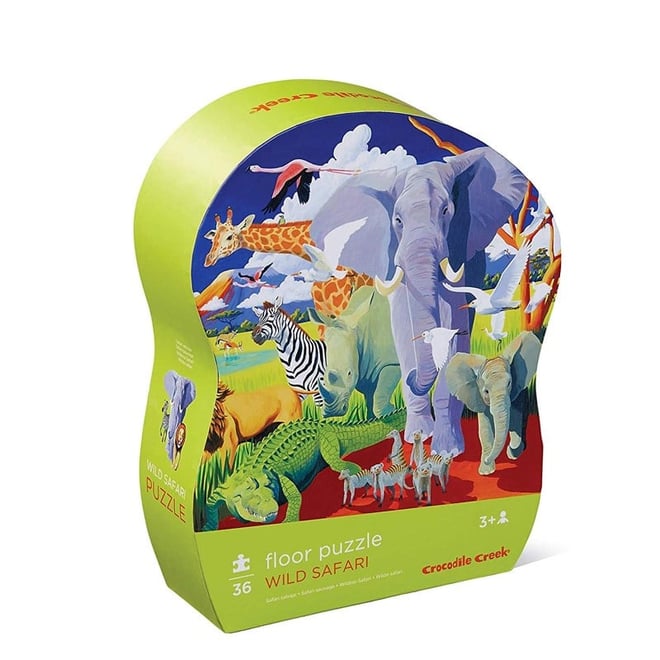 Crocodile Creek Dekoratif Puzzle Safari 36 Parça