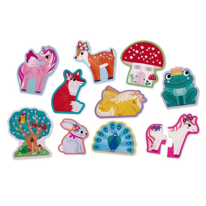 Crocodile Creek İlerleyen Puzzle - Unicorn