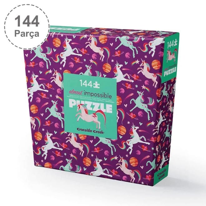 Crocodile Creek  Puzzle - 144 Parça - Unicorn Galaksisi