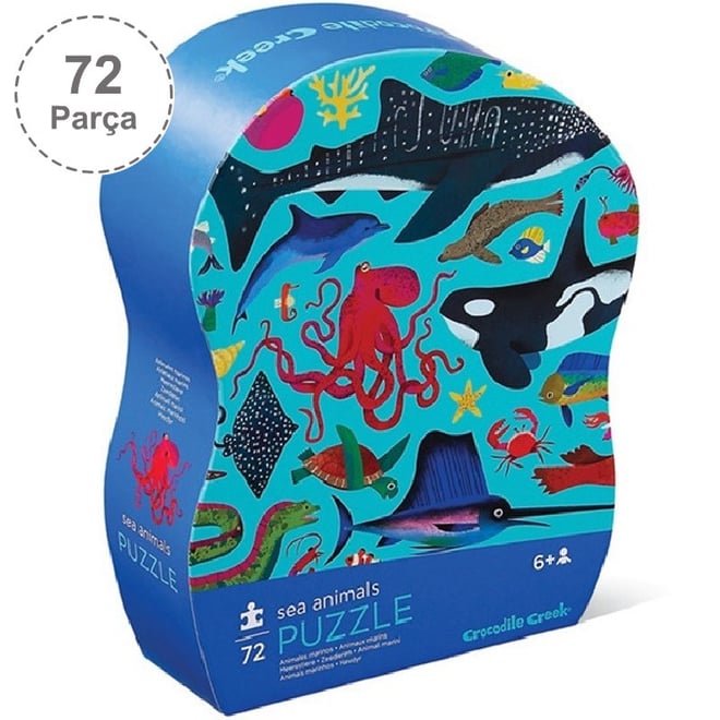Crocodile Creek Puzzle - 72 Parça - Deniz Canlıları