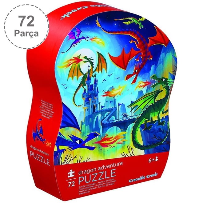 Crocodile Creek Puzzle - 72 Parça - Ejderha Macerası