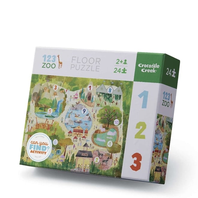 Crocodile Creek Puzzle Hayvanat Bahçesi 24 Parça