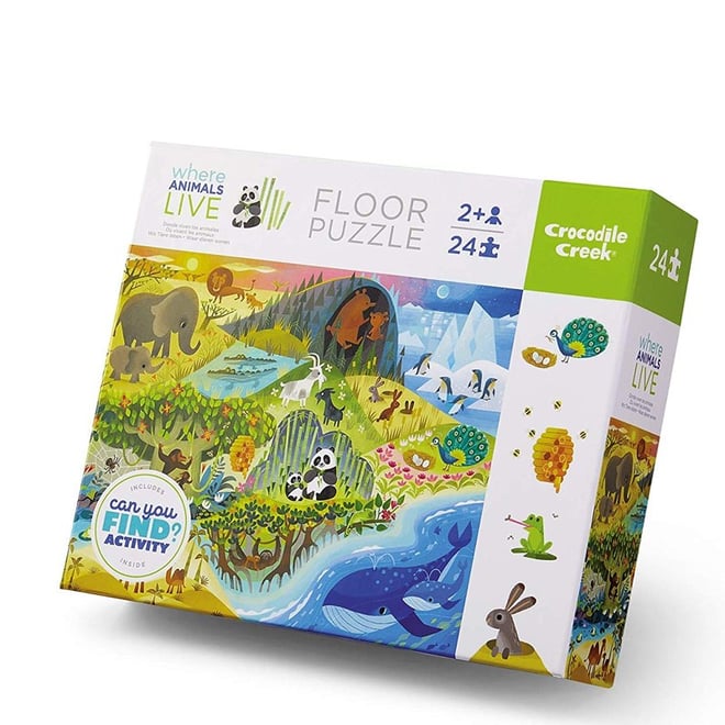 Crocodile Creek Puzzle Hayvanlar 24 Parça