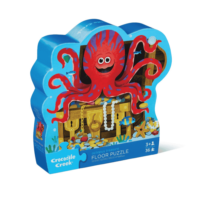Crocodile CreekCrocodile Creek Dekoratif Puzzle - 36 Parça - Octopus Treasure
