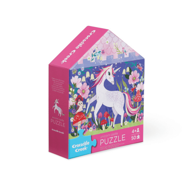Crocodile CreekCrocodile Creek Puzzle - 50 Parça - Unicorn Kalesi