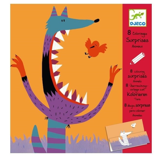Djeco Colouring Surprises Animals