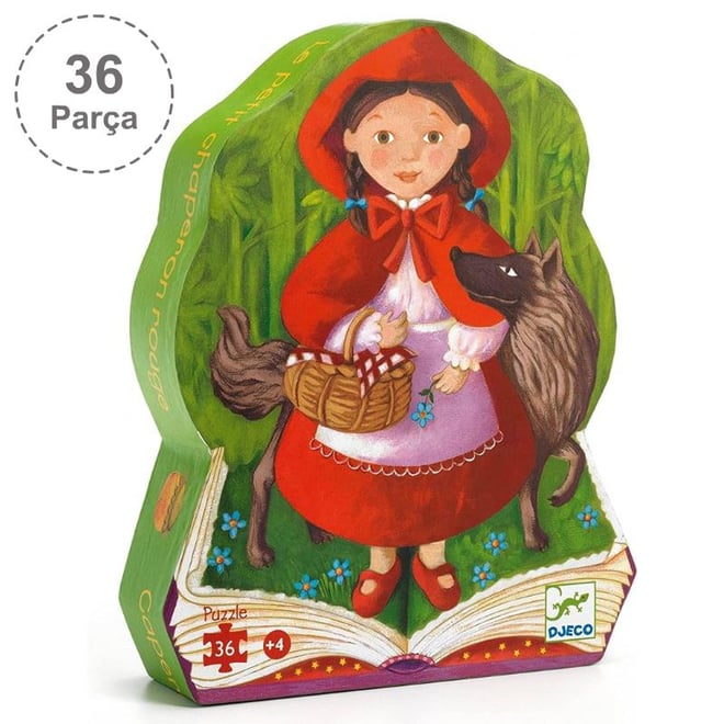 Djeco Dekoratif Puzzle 36 Parça/Little Red Riding Hood