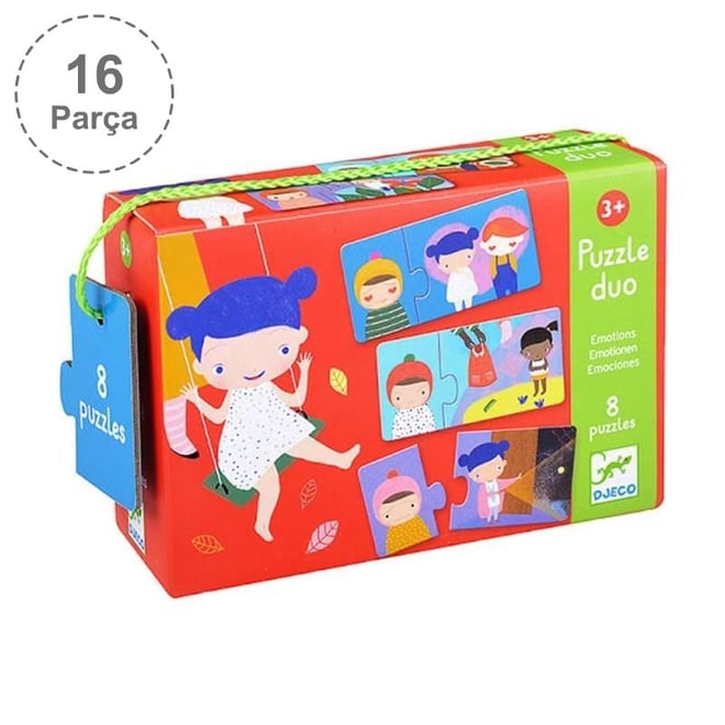 Djeco İkili Puzzle - Emotions