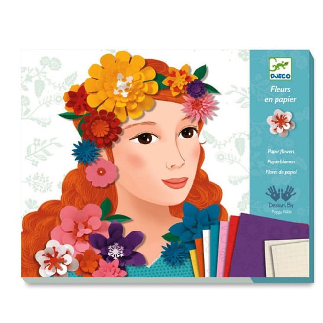 Djeco Krigami/Tableaux Fleurs En Papier