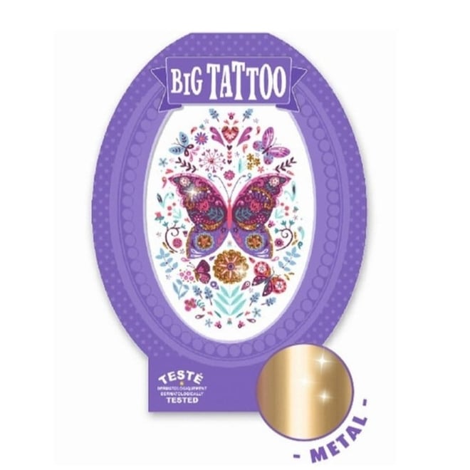 Djeco Metalik Dövme / Butterfly
