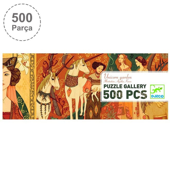 Djeco Puzzle / Unicorn Garden - 500 Pcs