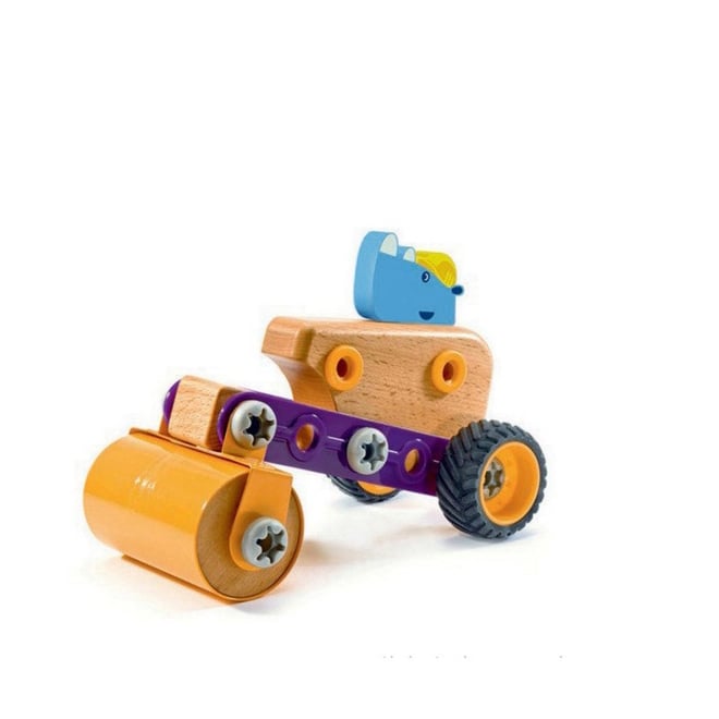 Djeco Zooblock Rhino Roll İnşaat Aracı