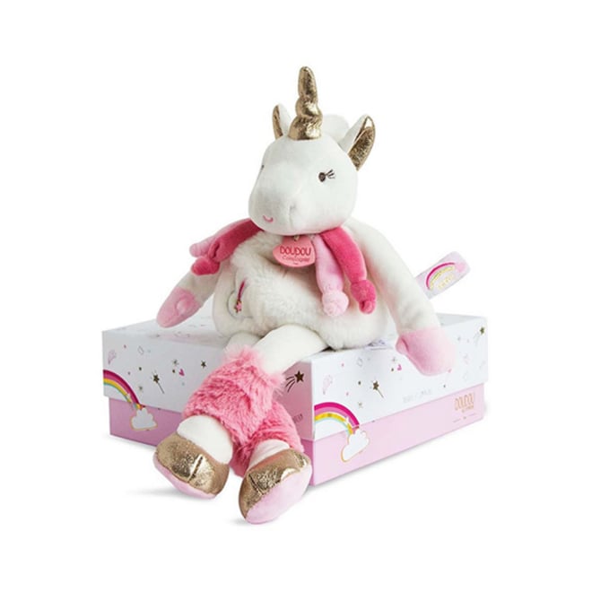 Doudou Hediye Kutulu Unicorn 22 cm