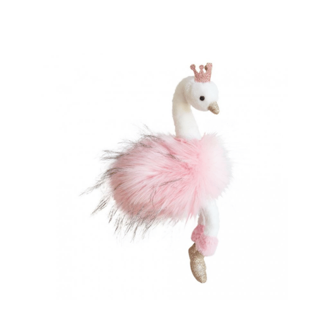 DouDou Pembe Kuğu 30 cm