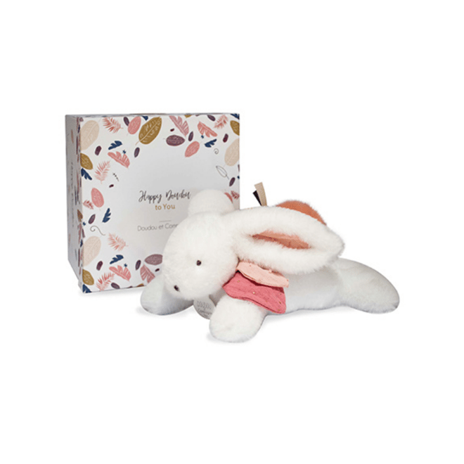 Doudou Pembe Ponpon Tavşan 25 cm