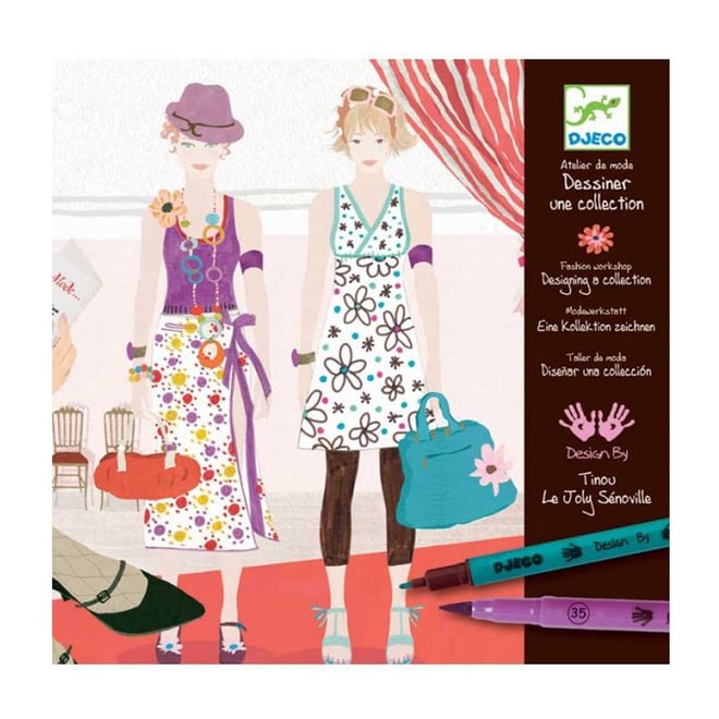 Drawing a fashion show*