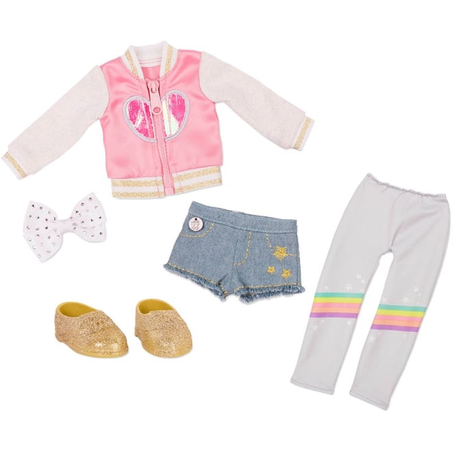 Glitter Girls Kıyafet Seti -Glitter Girls Kıyafet Seti - Deluxe Top & Rainbow Leggings