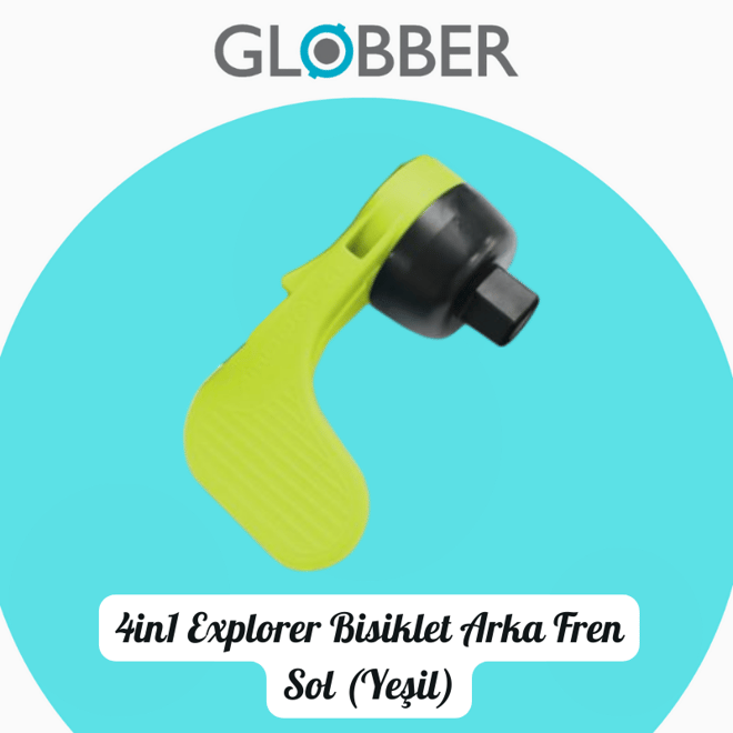 Globber 4in1 Explorer Bisiklet Arka Tekerlek Freni (SOL/Yeşil)