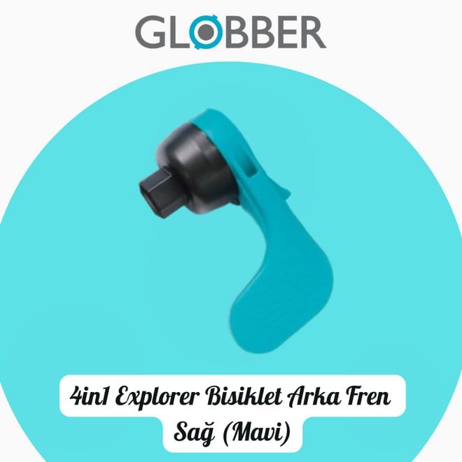Globber 4in1 Explorer Bisiklet Arka Tekerlek Freni (SAĞ/Mavi)