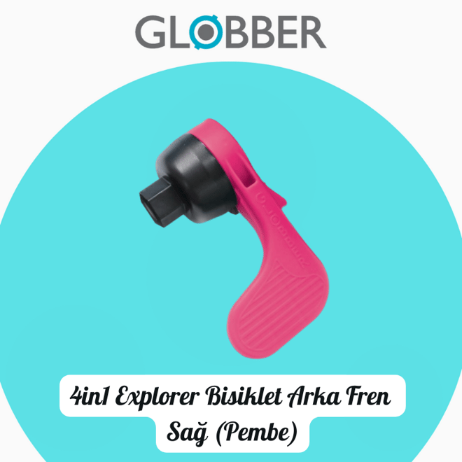 Globber 4in1 Explorer Bisiklet Arka Tekerlek Freni (SAĞ/Pembe)