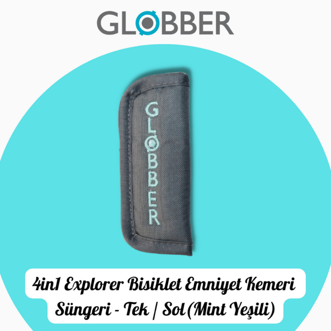 Globber 4in1 Explorer Bisiklet Emniyet Kemeri Süngeri (TEK-Mint Yeşili)