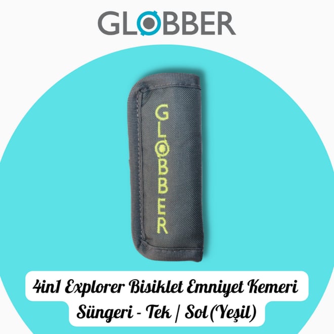 Globber 4in1 Explorer Bisiklet Emniyet Kemeri Süngeri (TEK-Yeşil)