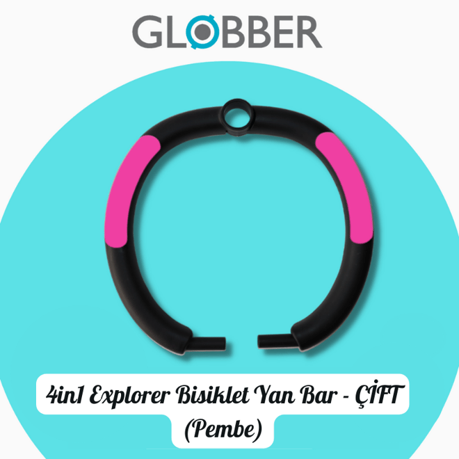 Globber 4in1 Explorer Bisiklet Yan Bar (ÇİFT-Pembe)