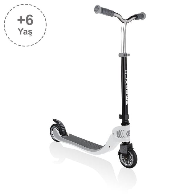 Globber Flow 125 Katlanabilir Scooter - Beyaz / Siyah