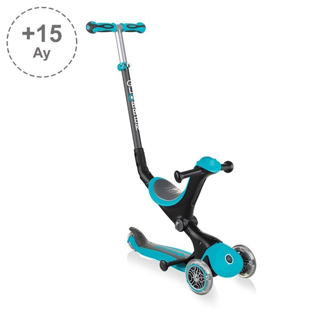 Globber Go Up Deluxe Scooter - Deniz Mavisi