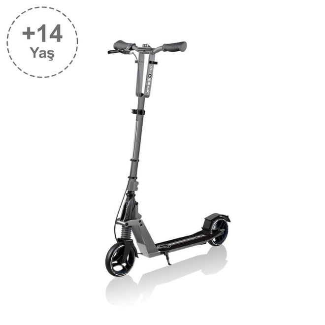 Globber One K 165 Deluxe Scooter - Titanium