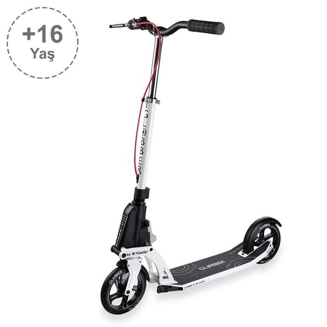 Globber One K Active Scooter - Beyaz
