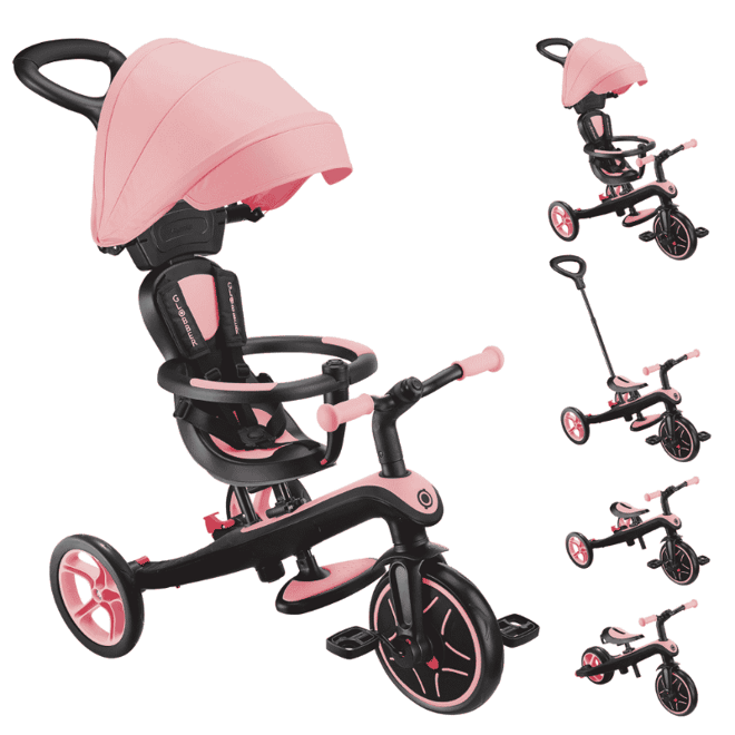 GlobberGlobber Explorer 4in1 Trike Bisiklet - Pembe