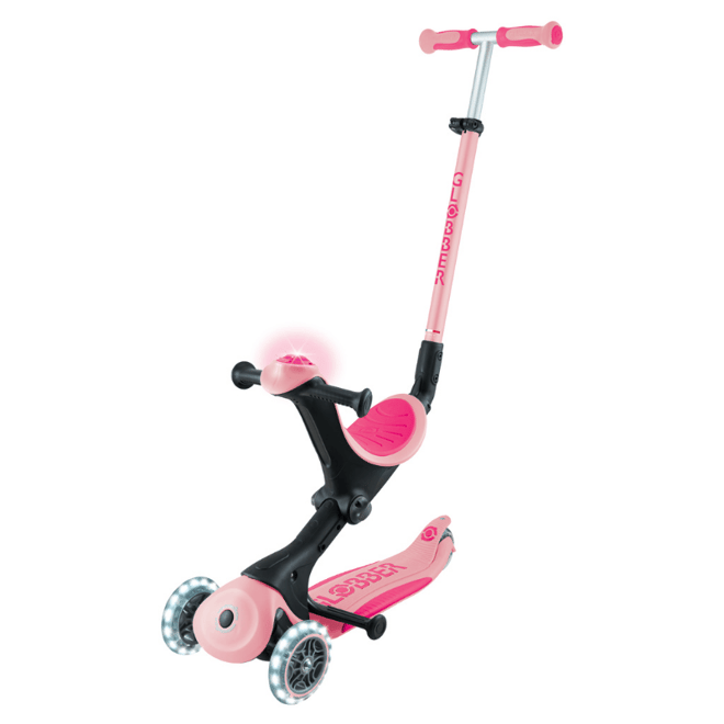 GlobberGlobber Go Up Deluxe Işıklı Scooter - Pastel Pembe