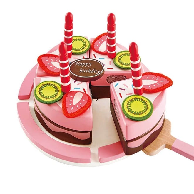 Hape Çift Aromalı Oyuncak Doğum Günü Pastası