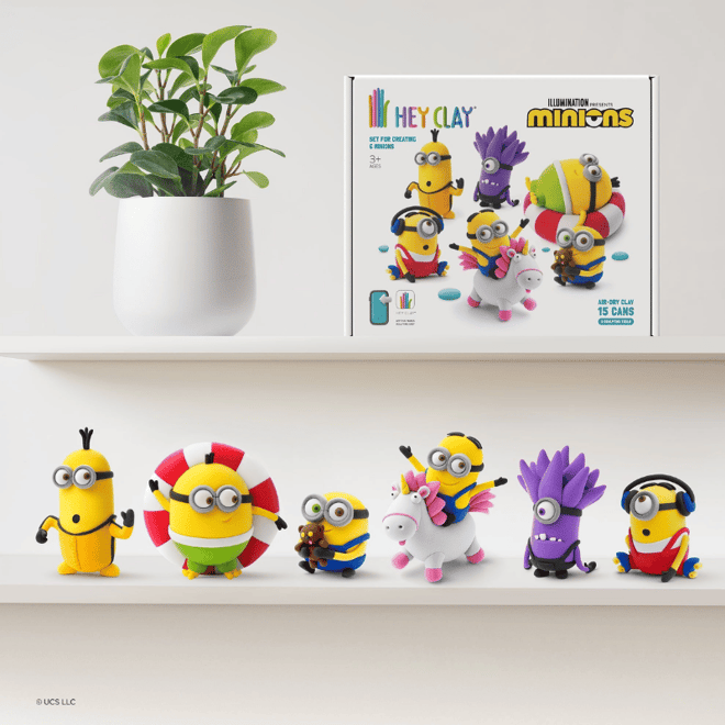 Hey Clay Yaratıcı Kil Seti - Minions | Isabel Abbey