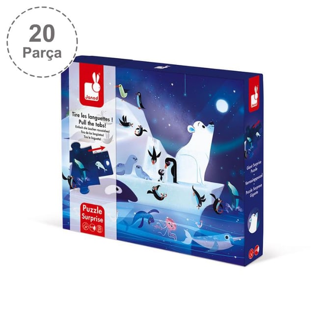 Janod 20 Parça Sürpriz Puzzle - Yıldızların Altında