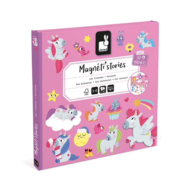 JanodJanod Mıknatıslı Oyun Kitabı - Unicorn