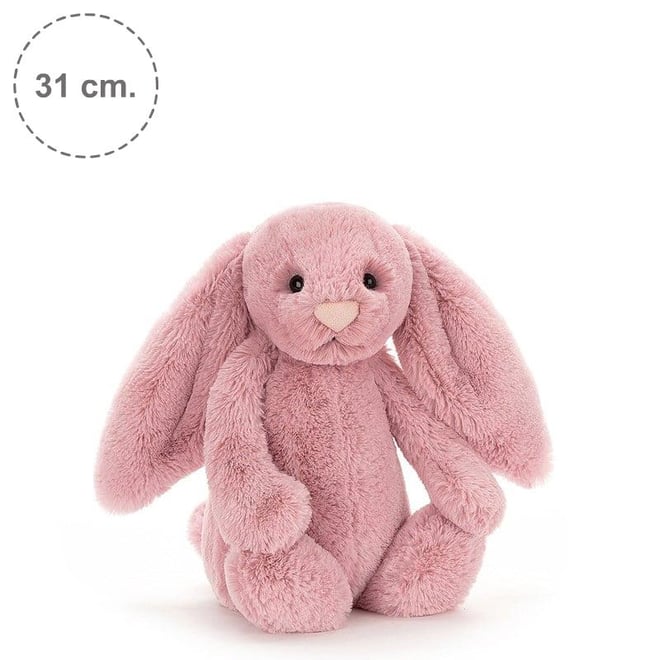 Jellycat Bashful Koyu Pembe Tavşan Orta Boy 31 cm