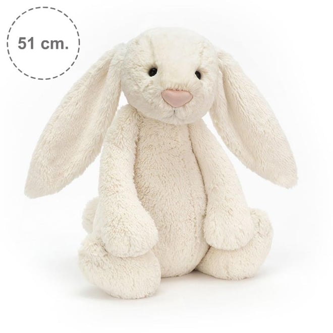 Jellycat Bashful Krem Tavşan Mega Boy 51 cm