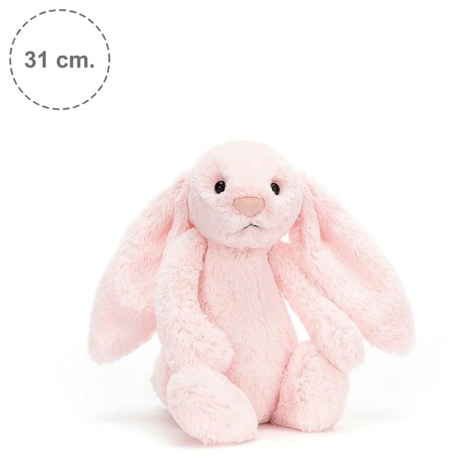 Jellycat Bashful Pembe Tavşan Orta Boy 31 cm