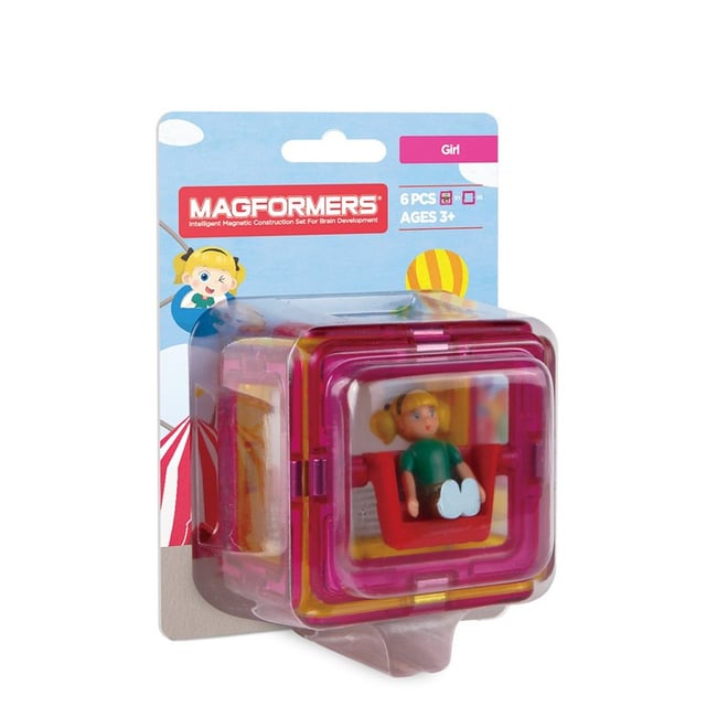 Magformers Mıknatıslı Mini Set - Girl - 6 Parça
